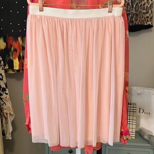 Elegant Pink Tulle Skirt